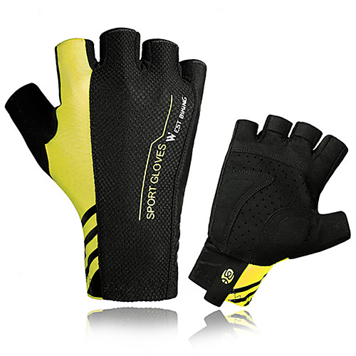 Bike Gloves / Cycling Gloves Wearable Breathable Skidproof Stretchy Fingerless Gloves Sports Gloves Lycra Black / Red Black / Yellow Black for Adults' Outdoor Exercise Cycling / Bike
Bike Gloves / Cycling Gloves Wearable Breathable Skidproof Stretchy Fingerless Gloves Sports Gloves Lycra Black / Red Black / Yellow Black for Adults' Outdoor Exercise Cycling / Bike