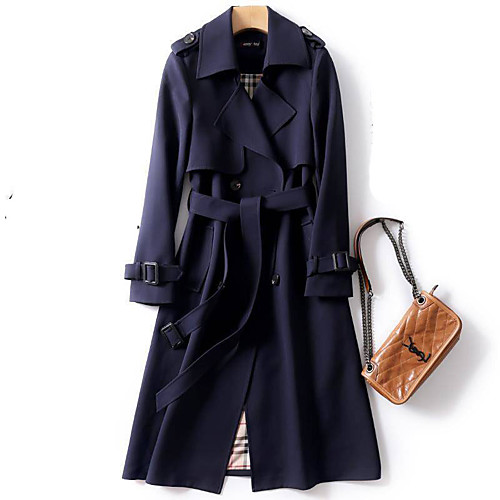 Women's Plus Size Coat Pocket with Belt Long Shirt Collar Going out Work Fall & Winter Blue Yellow Green Big Size XL XXL 3XL
Women's Plus Size Coat Pocket with Belt Long Shirt Collar Going out Work Fall & Winter Blue Yellow Green Big Size XL XXL 3XL