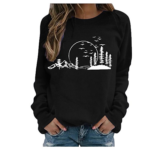 Women's Sweatshirt Pullover Scenery Print Daily Sports Other Prints Sportswear Streetwear Hoodies Sweatshirts Blue Green Black
Women's Sweatshirt Pullover Scenery Print Daily Sports Other Prints Sportswear Streetwear Hoodies Sweatshirts Blue Green Black