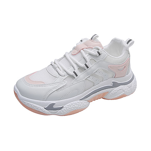 Women's Trainers Athletic Shoes Flat Heel Round Toe Booties Ankle Boots Daily Home Mesh PU Solid Colored Pink Gray Orange
Women's Trainers Athletic Shoes Flat Heel Round Toe Booties Ankle Boots Daily Home Mesh PU Solid Colored Pink Gray Orange