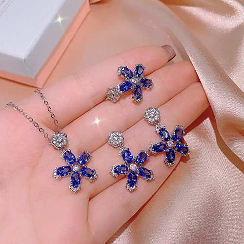 Women's Clear Blue Cubic Zirconia Jewelry Set Bridal Jewelry Sets Geometrical Snowflake Dainty Elegant Fashion Korean Earrings Jewelry Silver For Wedding Party Evening Gift Prom 1 set
Women's Clear Blue Cubic Zirconia Jewelry Set Bridal Jewelry Sets Geometrical Snowflake Dainty Elegant Fashion Korean Earrings Jewelry Silver For Wedding Party Evening Gift Prom 1 set