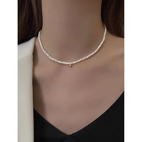 Pearl Necklace Classic Hope Elegant Rustic Classic Modern Imitation Pearl White 45 cm Necklace Jewelry 1pc For Party Evening Street Masquerade Birthday Party Beach
Pearl Necklace Classic Hope Elegant Rustic Classic Modern Imitation Pearl White 45 cm Necklace Jewelry 1pc For Party Evening Street Masquerade Birthday Party Beach