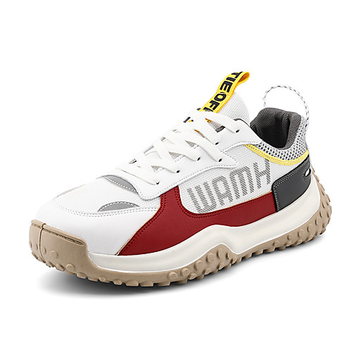 Men's Trainers Athletic Shoes Sporty Look Casual Athletic PU Breathable Non-slipping Wear Proof Red Blue Black / Green Spring
Men's Trainers Athletic Shoes Sporty Look Casual Athletic PU Breathable Non-slipping Wear Proof Red Blue Black / Green Spring