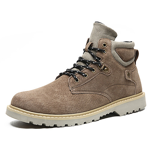 Men's Boots British Style Plaid Shoes Motorcycle Boots Work Boots Casual British Daily Leather Non-slipping Wear Proof Khaki Black Brown Fall Winter
Men's Boots British Style Plaid Shoes Motorcycle Boots Work Boots Casual British Daily Leather Non-slipping Wear Proof Khaki Black Brown Fall Winter