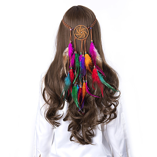 lureme Dreamcatcher Feather Headband-Boho Feather Headwear Hippie Headdress Bohemian Hairband for Women (hb000014-9)
lureme Dreamcatcher Feather Headband-Boho Feather Headwear Hippie Headdress Bohemian Hairband for Women (hb000014-9)