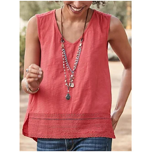 Women's Tank Top Vest Plain V Neck Basic Streetwear Tops White Red Brown
Women's Tank Top Vest Plain V Neck Basic Streetwear Tops White Red Brown