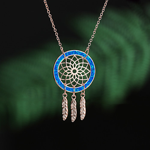 Women's Blue White Synthetic Opal Pendant Necklace Necklace Drop Dream Catcher Simple Ethnic Fashion European Alloy 50-55 cm Necklace Jewelry 1pc For Party Evening Street Prom Birthday Party Festival
Women's Blue White Synthetic Opal Pendant Necklace Necklace Drop Dream Catcher Simple Ethnic Fashion European Alloy 50-55 cm Necklace Jewelry 1pc For Party Evening Street Prom Birthday Party Festival