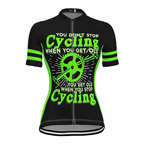21Grams Women's Short Sleeve Cycling Jersey Summer Spandex Black Gear Bike Top Mountain Bike MTB Road Bike Cycling Quick Dry Moisture Wicking Sports Clothing Apparel / Stretchy / Athleisure
21Grams Women's Short Sleeve Cycling Jersey Summer Spandex Black Gear Bike Top Mountain Bike MTB Road Bike Cycling Quick Dry Moisture Wicking Sports Clothing Apparel / Stretchy / Athleisure