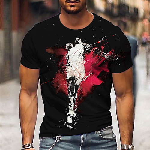 Men's Unisex Tee T shirt Shirt 3D Print Graphic Prints Basketball Olympics Print Short Sleeve Daily Tops Casual Designer Big and Tall Black
Men's Unisex Tee T shirt Shirt 3D Print Graphic Prints Basketball Olympics Print Short Sleeve Daily Tops Casual Designer Big and Tall Black