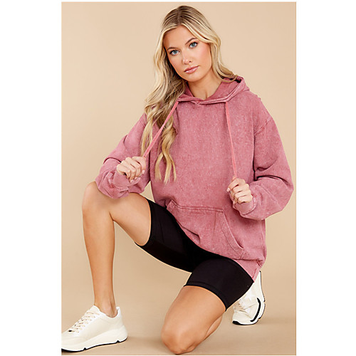 Women's Hoodie Sweatshirt Solid Color Casual Daily Sports Sportswear Streetwear Hoodies Sweatshirts Blushing Pink
Women's Hoodie Sweatshirt Solid Color Casual Daily Sports Sportswear Streetwear Hoodies Sweatshirts Blushing Pink
