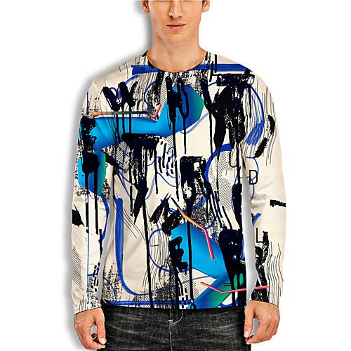 Men's Unisex Tee T shirt Shirt 3D Print Abstract Graphic Prints Print Long Sleeve Daily Tops Casual Designer Big and Tall Blue
Men's Unisex Tee T shirt Shirt 3D Print Abstract Graphic Prints Print Long Sleeve Daily Tops Casual Designer Big and Tall Blue