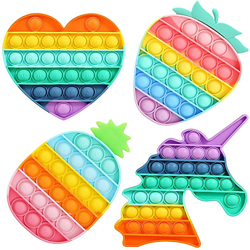 4 pcs Fidget Toys Anti Stress Toy Set Push Pop Bubble Relief Gift for Adults Girls Boys Children Sensory Antistress Figet Toys
4 pcs Fidget Toys Anti Stress Toy Set Push Pop Bubble Relief Gift for Adults Girls Boys Children Sensory Antistress Figet Toys