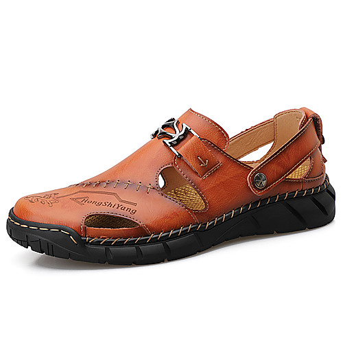 Men's Sandals Classic Outdoor Leather Handmade Wear Proof Black Brown Spring Summer
Men's Sandals Classic Outdoor Leather Handmade Wear Proof Black Brown Spring Summer