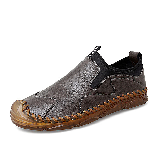 Men's Loafers & Slip-Ons Crochet Leather Shoes Comfort Loafers Business Sporty Casual Daily Outdoor Nappa Leather Cowhide Handmade Non-slipping Shock Absorbing Gray Black Brown Fall Winter
Men's Loafers & Slip-Ons Crochet Leather Shoes Comfort Loafers Business Sporty Casual Daily Outdoor Nappa Leather Cowhide Handmade Non-slipping Shock Absorbing Gray Black Brown Fall Winter