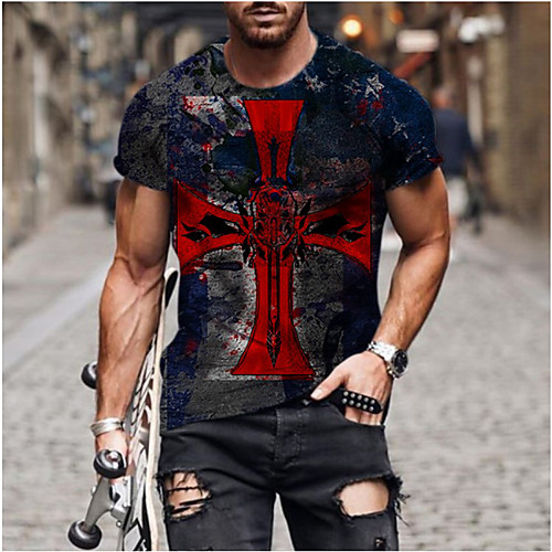 Men's Tee T shirt Shirt 3D Print Graphic American Flag Independence Day Plus Size Short Sleeve Casual Tops Basic Designer Slim Fit Big and Tall Blue Brown / Summer
Men's Tee T shirt Shirt 3D Print Graphic American Flag Independence Day Plus Size Short Sleeve Casual Tops Basic Designer Slim Fit Big and Tall Blue Brown / Summer