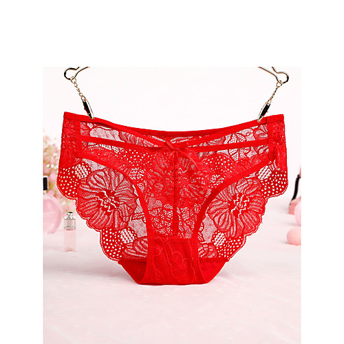 Women's Lace / Hole Sexy Brief Micro-elastic Low Waist 1 PC Blue One-Size
Women's Lace / Hole Sexy Brief Micro-elastic Low Waist 1 PC Blue One-Size