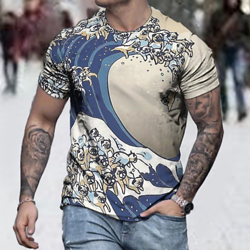 Men's Tee T shirt Shirt 3D Print Graphic Graphic Prints Spray Plus Size Short Sleeve Casual Tops Basic Designer Slim Fit Big and Tall Gray
Men's Tee T shirt Shirt 3D Print Graphic Graphic Prints Spray Plus Size Short Sleeve Casual Tops Basic Designer Slim Fit Big and Tall Gray