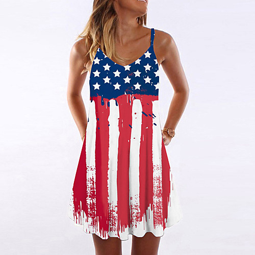 Women's A Line Dress Short Mini Dress Red stripes White butterfly Red floral White Floral Red butterfly Blue Red Sleeveless Print Summer Casual 2021 S M L XL XXL
Women's A Line Dress Short Mini Dress Red stripes White butterfly Red floral White Floral Red butterfly Blue Red Sleeveless Print Summer Casual 2021 S M L XL XXL