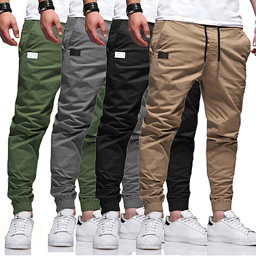 Men's Classic Style Outdoor Daily Weekend Tactical Cargo Pants Solid Color Full Length Drawstring Grey Khaki Green Black
Men's Classic Style Outdoor Daily Weekend Tactical Cargo Pants Solid Color Full Length Drawstring Grey Khaki Green Black