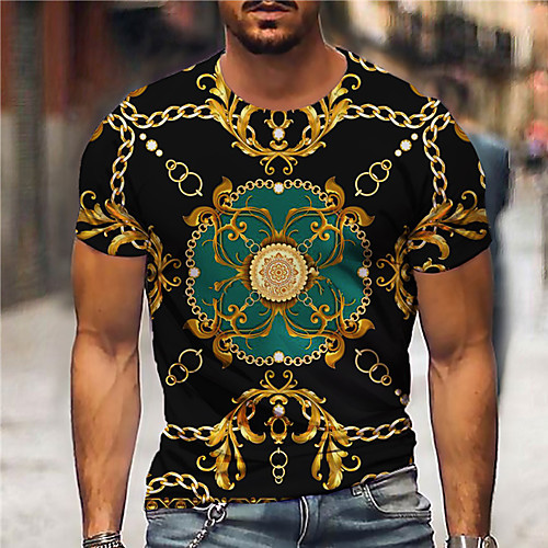 Men's Unisex Tee T shirt Shirt 3D Print Graphic Prints Jewelry Print Short Sleeve Daily Tops Casual Designer Big and Tall Black
Men's Unisex Tee T shirt Shirt 3D Print Graphic Prints Jewelry Print Short Sleeve Daily Tops Casual Designer Big and Tall Black
