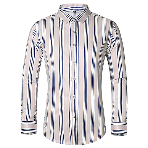 Men's Shirt Other Prints Striped Plus Size Print Long Sleeve Casual Tops Business Simple Blue Red
Men's Shirt Other Prints Striped Plus Size Print Long Sleeve Casual Tops Business Simple Blue Red