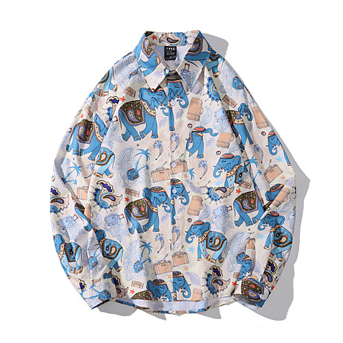 Men's Shirt Other Prints Cartoon Animal Print Long Sleeve Casual Tops Cartoon White
Men's Shirt Other Prints Cartoon Animal Print Long Sleeve Casual Tops Cartoon White