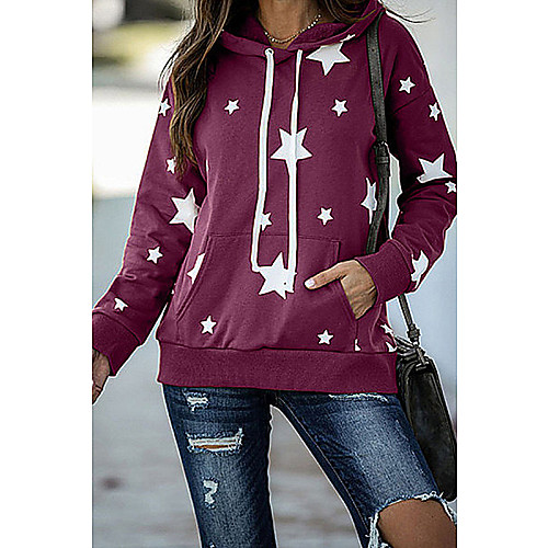 Women's Hoodie Pullover Geometric Star Front Pocket Print Daily Going out 3D Print Casual Streetwear Hoodies Sweatshirts Purple Black Brown
Women's Hoodie Pullover Geometric Star Front Pocket Print Daily Going out 3D Print Casual Streetwear Hoodies Sweatshirts Purple Black Brown