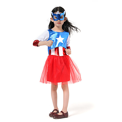 Super Heroes Movie / TV Theme Costumes Dress Cosplay Costume Girls' Halloween Halloween Festival Halloween Children's Day Festival / Holiday Terylene Red Easy Carnival Costumes Solid Color / Mask
Super Heroes Movie / TV Theme Costumes Dress Cosplay Costume Girls' Halloween Halloween Festival Halloween Children's Day Festival / Holiday Terylene Red Easy Carnival Costumes Solid Color / Mask