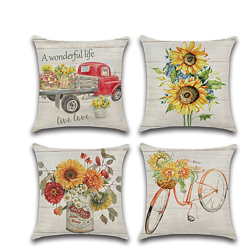 Farm Sunflower Double Side Cushion Cover 1PC Soft Decorative Square Throw Pillow Cover Cushion Case Pillowcase for Bedroom Livingroom Superior Quality Machine Washable Outdoor Cushion for Sofa Couch Bed Chair
Farm Sunflower Double Side Cushion Cover 1PC Soft Decorative Square Throw Pillow Cover Cushion Case Pillowcase for Bedroom Livingroom Superior Quality Machine Washable Outdoor Cushion for Sofa Couch Bed Chair