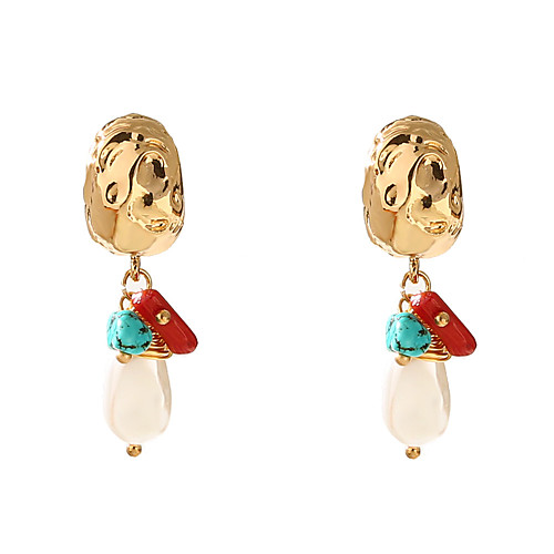 CUSTZ Vintage Earrings Turquoise Statement Earrings Shaped Pearls Dangle Earrings for Women and Girls (js000059-5)
CUSTZ Vintage Earrings Turquoise Statement Earrings Shaped Pearls Dangle Earrings for Women and Girls (js000059-5)