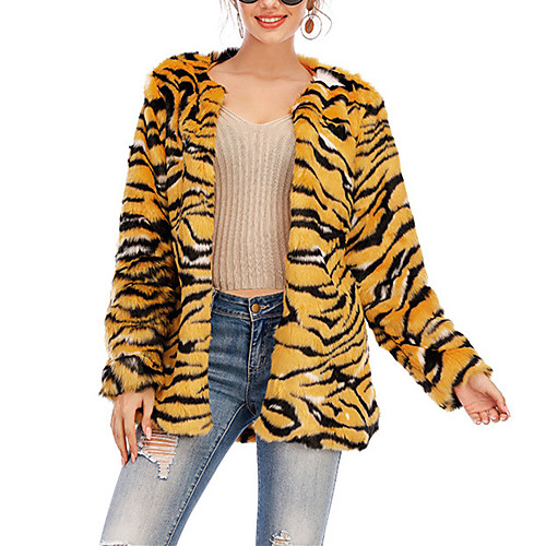 Women's Coat Daily Wear Spring Summer Regular Coat V Neck Regular Fit Casual Jacket Leopard Print Pocket Round neck leopard print
Women's Coat Daily Wear Spring Summer Regular Coat V Neck Regular Fit Casual Jacket Leopard Print Pocket Round neck leopard print