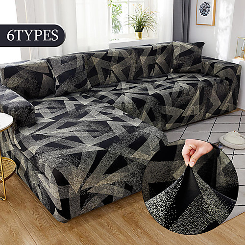 Stretch Sofa Cover Slipcover Elastic Sectional Couch Armchair Loveseat 4 or 3 seater L shapeBlackGeometricSoft Durable Washable
Stretch Sofa Cover Slipcover Elastic Sectional Couch Armchair Loveseat 4 or 3 seater L shapeBlackGeometricSoft Durable Washable