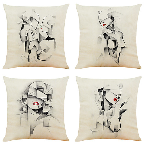 Arty Woman Double Side Cushion Cover 4PC Soft Decorative Square Throw Pillow Cover Cushion Case Pillowcase for Bedroom Livingroom Superior Quality Machine Washable Outdoor Cushion for Sofa Couch Bed Chair
Arty Woman Double Side Cushion Cover 4PC Soft Decorative Square Throw Pillow Cover Cushion Case Pillowcase for Bedroom Livingroom Superior Quality Machine Washable Outdoor Cushion for Sofa Couch Bed Chair