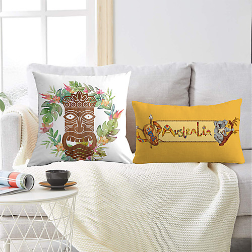 African Tiki Double Side Cushion Cover 2PC Soft Decorative Square Throw Pillow Cover Cushion Case Pillowcase for Bedroom Livingroom Superior Quality Machine Washable Outdoor Cushion for Sofa Couch Bed Chair
African Tiki Double Side Cushion Cover 2PC Soft Decorative Square Throw Pillow Cover Cushion Case Pillowcase for Bedroom Livingroom Superior Quality Machine Washable Outdoor Cushion for Sofa Couch Bed Chair