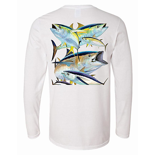CAWANFLY Men's Fishing Shirt Outdoor Long Sleeve UPF50 UV Protection Quick Dry Lightweight Breathable Top Autumn / Fall Spring Summer Athleisure Fishing Camping & Hiking White / Micro-elastic
CAWANFLY Men's Fishing Shirt Outdoor Long Sleeve UPF50 UV Protection Quick Dry Lightweight Breathable Top Autumn / Fall Spring Summer Athleisure Fishing Camping & Hiking White / Micro-elastic