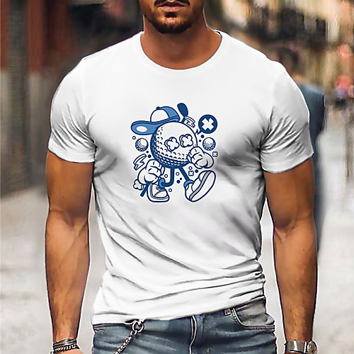 Men's Unisex Tee T shirt Shirt Hot Stamping Graphic Prints Olympics Print Short Sleeve Casual Tops Cotton Basic Designer Big and Tall White
Men's Unisex Tee T shirt Shirt Hot Stamping Graphic Prints Olympics Print Short Sleeve Casual Tops Cotton Basic Designer Big and Tall White