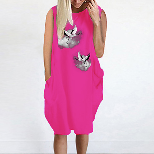 Women's T Shirt Dress Tee Dress Knee Length Dress Blue Yellow Fuchsia Gray Green White Black Sleeveless Print Animal Summer Round Neck Casual Oversized 2021 S M L XL XXL 3XL 4XL 5XL
Women's T Shirt Dress Tee Dress Knee Length Dress Blue Yellow Fuchsia Gray Green White Black Sleeveless Print Animal Summer Round Neck Casual Oversized 2021 S M L XL XXL 3XL 4XL 5XL