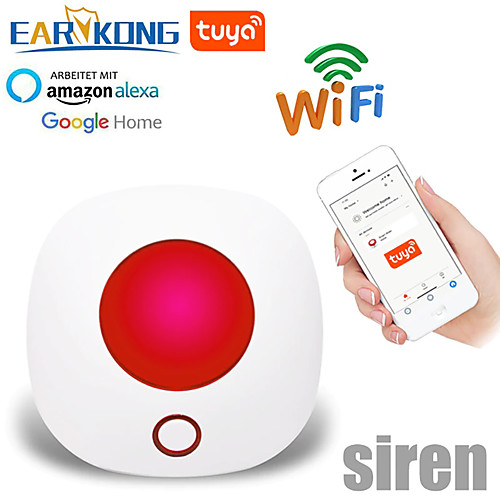 Wifi Strobe Siren Sound And Light Siren 100dB for Home Security WIFI GSM Alarm Panel System
Wifi Strobe Siren Sound And Light Siren 100dB for Home Security WIFI GSM Alarm Panel System