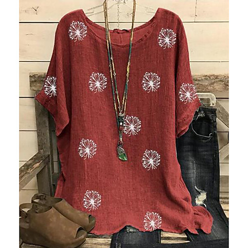 Women's Plus Size Tops Blouse Shirt Graphic Dandelion Long Sleeve Round Neck Spring Summer Blue Gray Green Big Size L XL XXL 3XL 4XL
Women's Plus Size Tops Blouse Shirt Graphic Dandelion Long Sleeve Round Neck Spring Summer Blue Gray Green Big Size L XL XXL 3XL 4XL