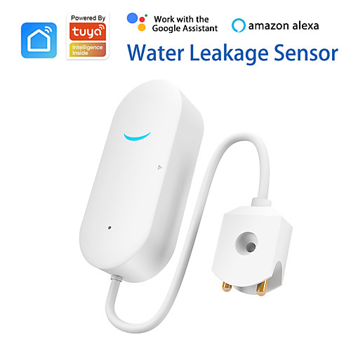 Smart WIFI Water Leak Sensor Detector Overflow Alarm App Control Home Automation Security Work
Smart WIFI Water Leak Sensor Detector Overflow Alarm App Control Home Automation Security Work