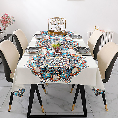 Tablecloth Waterproof Spill Proof Table Cloth Wrinkle Resistant Linens Classical Printing Table Cover Milk White Table Decorations for Picnic Dining Table Buffet Parties
Tablecloth Waterproof Spill Proof Table Cloth Wrinkle Resistant Linens Classical Printing Table Cover Milk White Table Decorations for Picnic Dining Table Buffet Parties