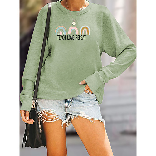 Women's Sweatshirt Pullover Text Graphic Prints Print Daily Sports Hot Stamping Sportswear Streetwear Hoodies Sweatshirts Wine Fuchsia Green
Women's Sweatshirt Pullover Text Graphic Prints Print Daily Sports Hot Stamping Sportswear Streetwear Hoodies Sweatshirts Wine Fuchsia Green