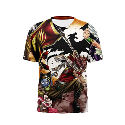Inspired by Fairy Tail Cosplay Anime Cartoon 100% Polyester Print 3D Harajuku Graphic T-shirt For Women's / Men's
Inspired by Fairy Tail Cosplay Anime Cartoon 100% Polyester Print 3D Harajuku Graphic T-shirt For Women's / Men's