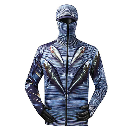 CAWANFLY Men's Hoodie Jacket Fishing Jacket Outdoor Long Sleeve UPF50 UV Protection Quick Dry Waterproof Zipper Lightweight Jacket Top Autumn / Fall Spring Summer Athleisure Fishing Camping & Hiking
CAWANFLY Men's Hoodie Jacket Fishing Jacket Outdoor Long Sleeve UPF50 UV Protection Quick Dry Waterproof Zipper Lightweight Jacket Top Autumn / Fall Spring Summer Athleisure Fishing Camping & Hiking
