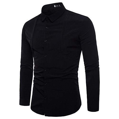 Men's Shirt non-printing Plain Solid Color Long Sleeve Casual Tops Casual Soft Breathable White Black Red
Men's Shirt non-printing Plain Solid Color Long Sleeve Casual Tops Casual Soft Breathable White Black Red