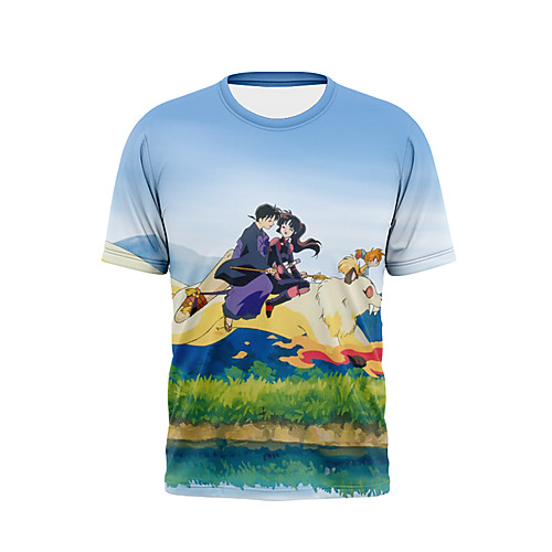 Inspired by InuYasha Cosplay Anime Cartoon 100% Polyester Print 3D Harajuku Graphic T-shirt For Women's / Men's
Inspired by InuYasha Cosplay Anime Cartoon 100% Polyester Print 3D Harajuku Graphic T-shirt For Women's / Men's
