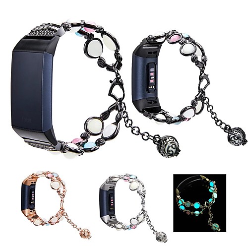Luminous Beads Strap For Fitbit Charge 3 Stainless Steel Bracelet Band Adjustable Women Girls Wristband For Fit Bit Charge3
Luminous Beads Strap For Fitbit Charge 3 Stainless Steel Bracelet Band Adjustable Women Girls Wristband For Fit Bit Charge3