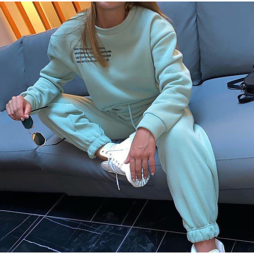 Women's Letter Daily Wear Going out Two Piece Set Hoodie Jogger Pants Print Tops
Women's Letter Daily Wear Going out Two Piece Set Hoodie Jogger Pants Print Tops