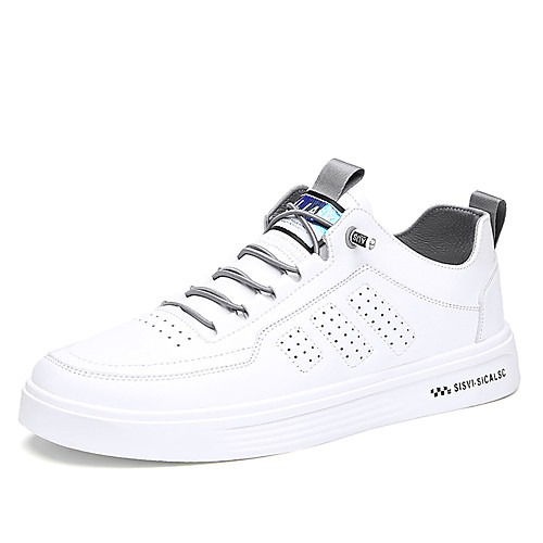 Men's Sneakers Casual Classic Preppy Daily Faux Leather Khaki White Black Spring Summer
Men's Sneakers Casual Classic Preppy Daily Faux Leather Khaki White Black Spring Summer