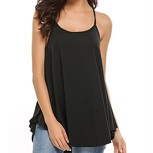 Women's Camisole Tank Top Vest Plain Flowing tunic U Neck Basic Streetwear Tops Blue Gray Orange
Women's Camisole Tank Top Vest Plain Flowing tunic U Neck Basic Streetwear Tops Blue Gray Orange